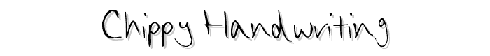 Chippy Handwriting font